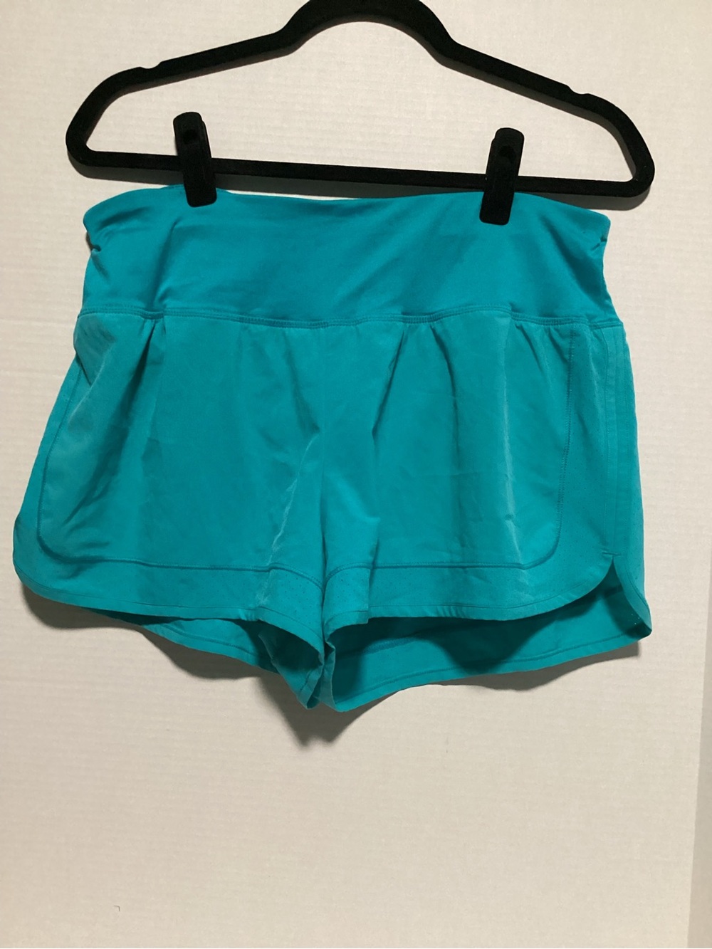 Champion Teal Run Shorts for Women L